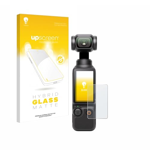 upscreen Matte Screen Protector Glass Film for DJI Osmo Pocket 3 - Anti-Glare, Anti-Fingerprint, 9H Glass Protection