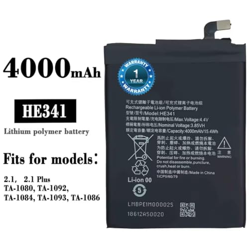 Image of Original HE341 Battery for Nokia 2.1 (2018) TA-1080, TA1084, TA-1092, TA1093 Battery with 1 Year warrenty** (SEPAH435)