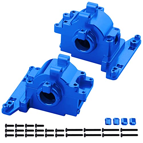 Hobbypark Aluminum Differential Housing Bulkhead Front & Rear Upgrades for 1/18 Traxxas LaTrax Teton Desert Prerunner Rally SST, Replacement Parts 7530 (Navy Blue)