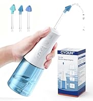 Nasales Bewässerungssystem, kabellose Nasenspülmaschine zur Linderung von Sinusbeschwerden und Nasenpflege, elektrische Neti-Kanne mit 3 Tipps(Meeresblau)