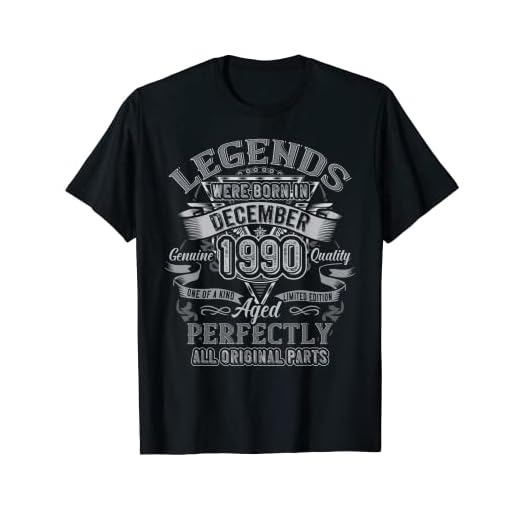 Vintage Legend Were Born In Diciembre 1990 Regalo de 30 cumpleaños Camiseta