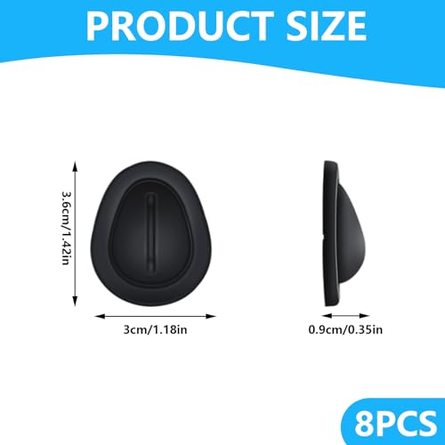 Set de 8 Reductores Antideslizantes para Portavasos de Auto miniatura 2