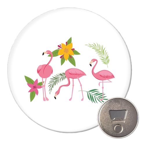 Huuraa magnete Fenicotteri Regalo magnete per frigorifero 59mm apribottiglie Fenicotteri Presente