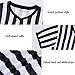 obmwang Referee Shirt for Womens and Mens, Black and White Stripe Umpire Jersey V Neck Ref Uniform for Football Halloween