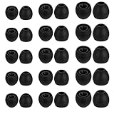 15 Pairs Earbud Replacement Tips Silicone Headphone Accessories Earbud Covers Soft Black Ear CushionEar Gels S/M/L Sizes Ear Bud Tips Replacement Kit Earbud Rubber Tips for in Ear Headphones