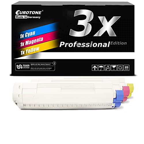 Toner compatible OKI ES8430DN cartouche couleur cyan magenta jaune imprimante EuroPro rechange