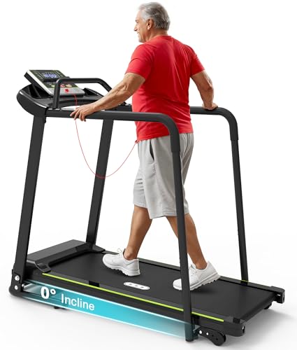 Redliro Walking Treadmill with Long Handrail for Balance, Recovery Fitness Exercise Machine Foldable...