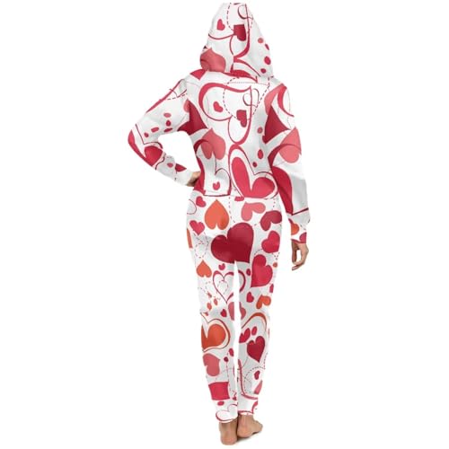 Xhuibop Adult Onesie Jumpsuit One Piece Plus Size Pajamas Long Sleeve4