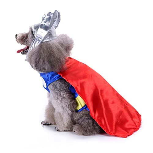 Disfraz para perro Halloween de tela poliéster con sombrero miniatura 1