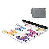 ALAZA Beautiful Set of Colorful Cute Llamas Yoga Mat Non Slip Fitness Exercise Mat, Workout Mat for Yoga, Pilates and Floor Exercises