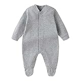 Pelele Bebe Niño Invierno - Pijama Enterizo Suave Para Recién Nacidos, Con Cierre Frontal A Presión, Para Bebés Varones. Incluye Manoplas Incorporadas Y Sin Calcetines Para Mayor Comodidad Y Calidez.