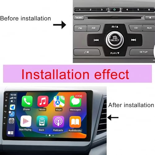 Pantalla Carplay para Mazda 2 2007-2015 con Android Auto Inalámbrico y GPS Navegación 32GB 2