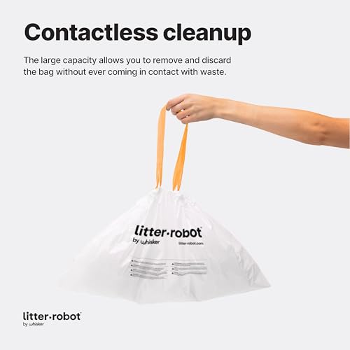 image for Litter-Robot Waste Drawer Liners by Whisker, 25 Pack - Litter Box Line