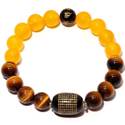 Bracelet Feng Shui en œil de tigre pour sérénité au quotidien