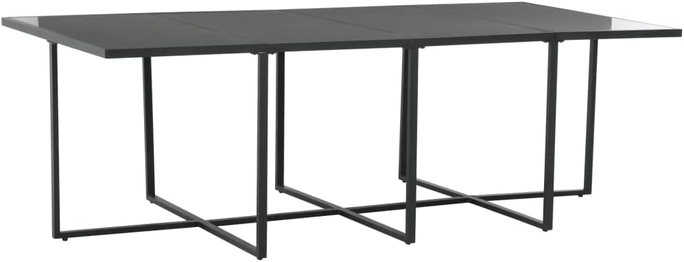 9 Piece Patio Dining Set with Cushions,Party Furniture,Afternoon Tea Suit,Backyard Decor,Backyard Furniture,Perfect for Patio, Garden, Porch,Family Room,Sitting Area, Poly Rattan Black