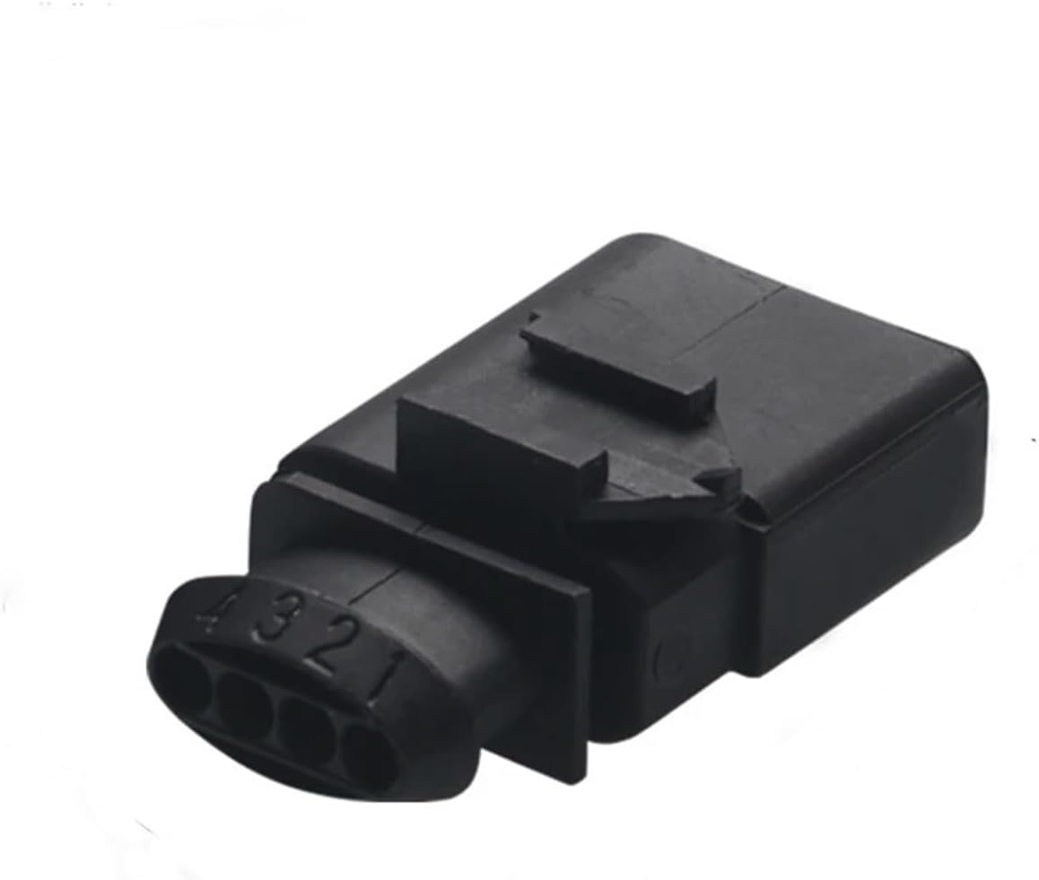 1/5/10/10/20/50 Set 4-pin 1.5MM Compatible Pressure Sensor Car Wire Waterproof Connector 1J0973704 1K0973804(4p female,20 sets)