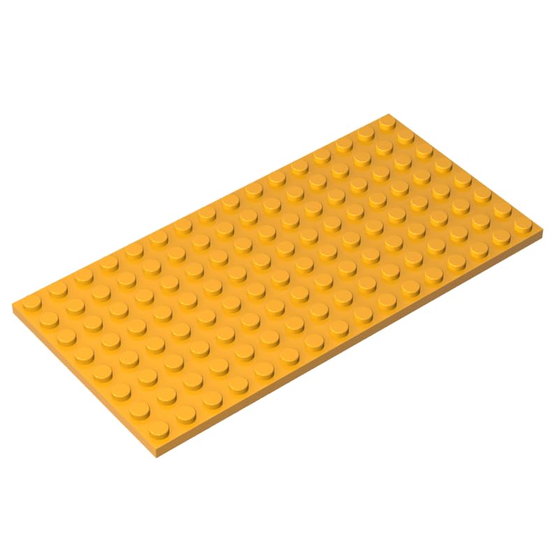XYEIUGO GDS-529 92438 Foundation Plate 8x16, Bright Light Orange, 5 PCS โ image 1