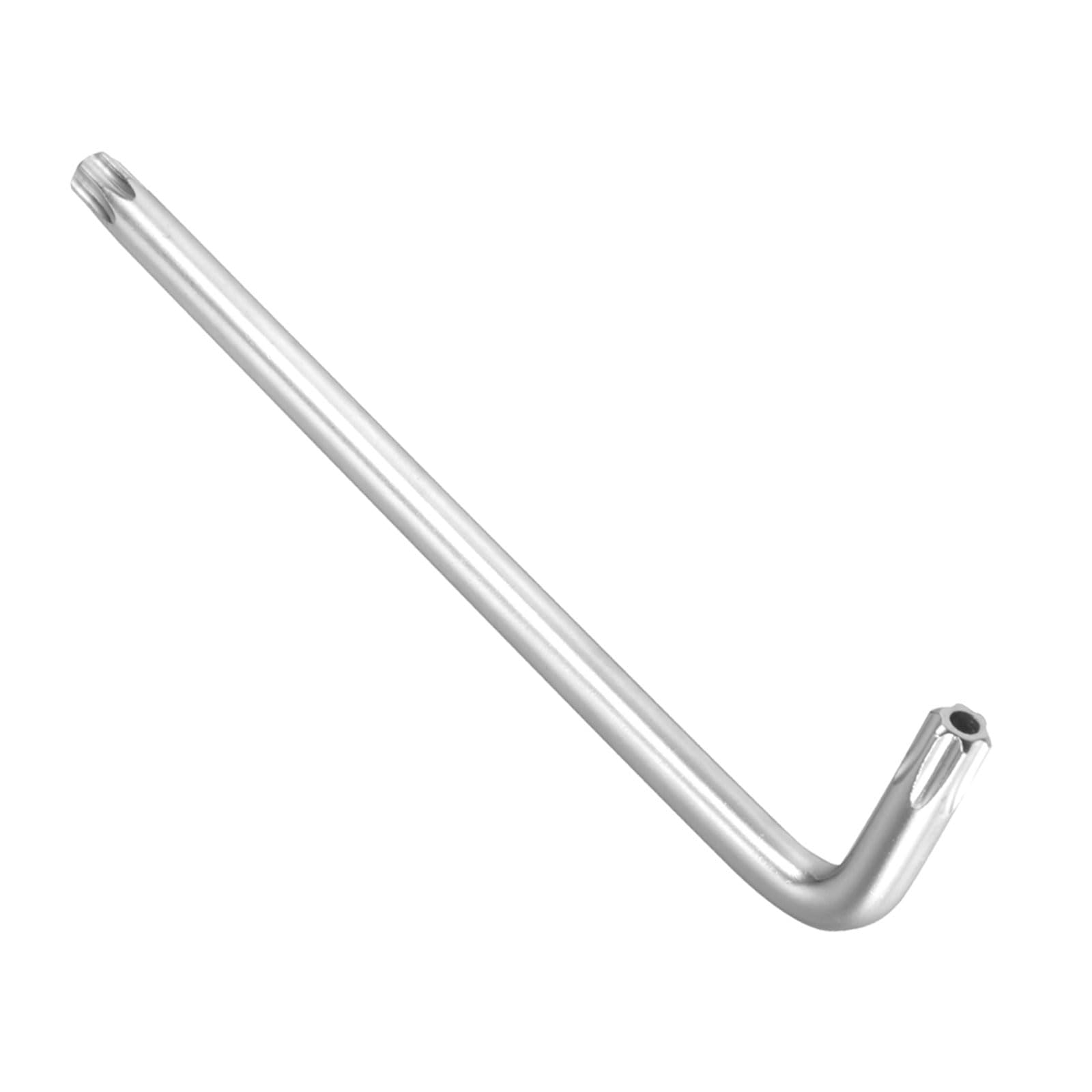 CoCud Tamper Proof Torx Key, T50 Torx, Nickel Plated L-Shape Star Wrench