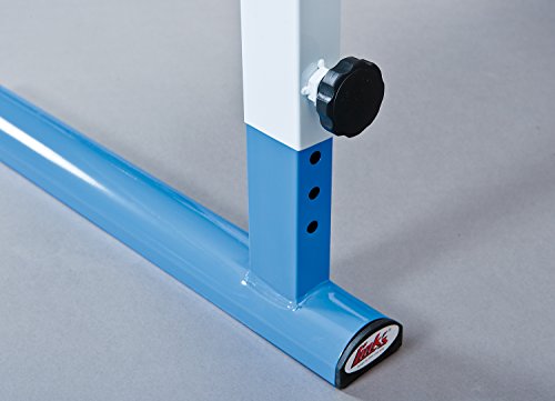 Inter Link Schülerschreibtisch Kinderschreibtisch Arbeitstisch Schreibtisch MDF Weiss Blau - 4