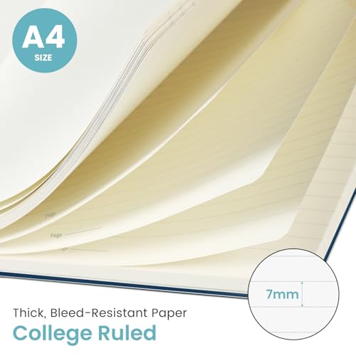 Cahier de notes ligné à spirales Taja grand format pour ne plus manquer d'espace d'écriture