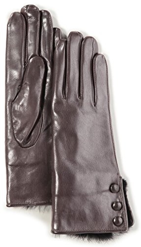 [デンツ] 手袋 7-2334 レディース CHARCOAL UK 7-(日本サイズM相当)