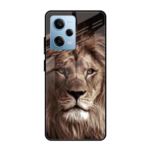 Image of SmashItUp Lions | Animals Designer Printed TPU Metal Case Mobile Back Cover for Redmi Note 12 Pro 5G