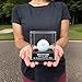 FANTASYJOCKS Custom Acrylic Golf Ball Display Case - Perfect for Hole in One, Birdie, Eagle, Albatross - Includes Custom Laser Engraving