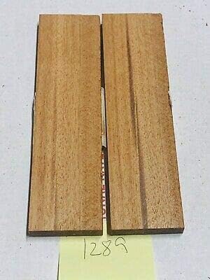 Exotic Jobillo Bookmatched Knife Blank/Tool Handle Sets with Size 5" x 1-1/2" x 3/8" (1)