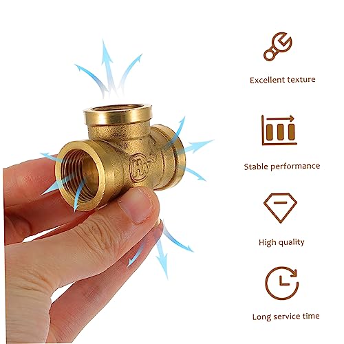 Conector de latón Ciieeo con adaptador de agua duradero para uso resistente en riego 3