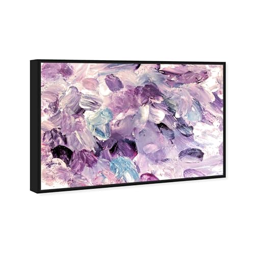 Oliver Gal Amethyst Gardens Canvas Print Wall Art for Living Room, Bedroom, and Bathroom, 36" x 24", Black Floater Frame by The Oliver Gal Artist Co. - Image 2