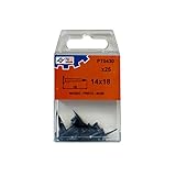 converse tachuelas negras 48459-PT0430 - 14X18 PROFER TOP - Tachuela Negra C/25 Pzs Profer Top 14X18