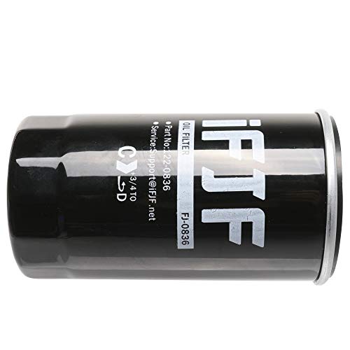 Ifjf 122-0836 Oil Filter Replacement For Rv Qg 5500/7000 Series Hgjaa Hgjab Hgjac Spin-On Replaces 01220836 B7238 Ph2875 Ph10027(Set Of 6) #TOP3