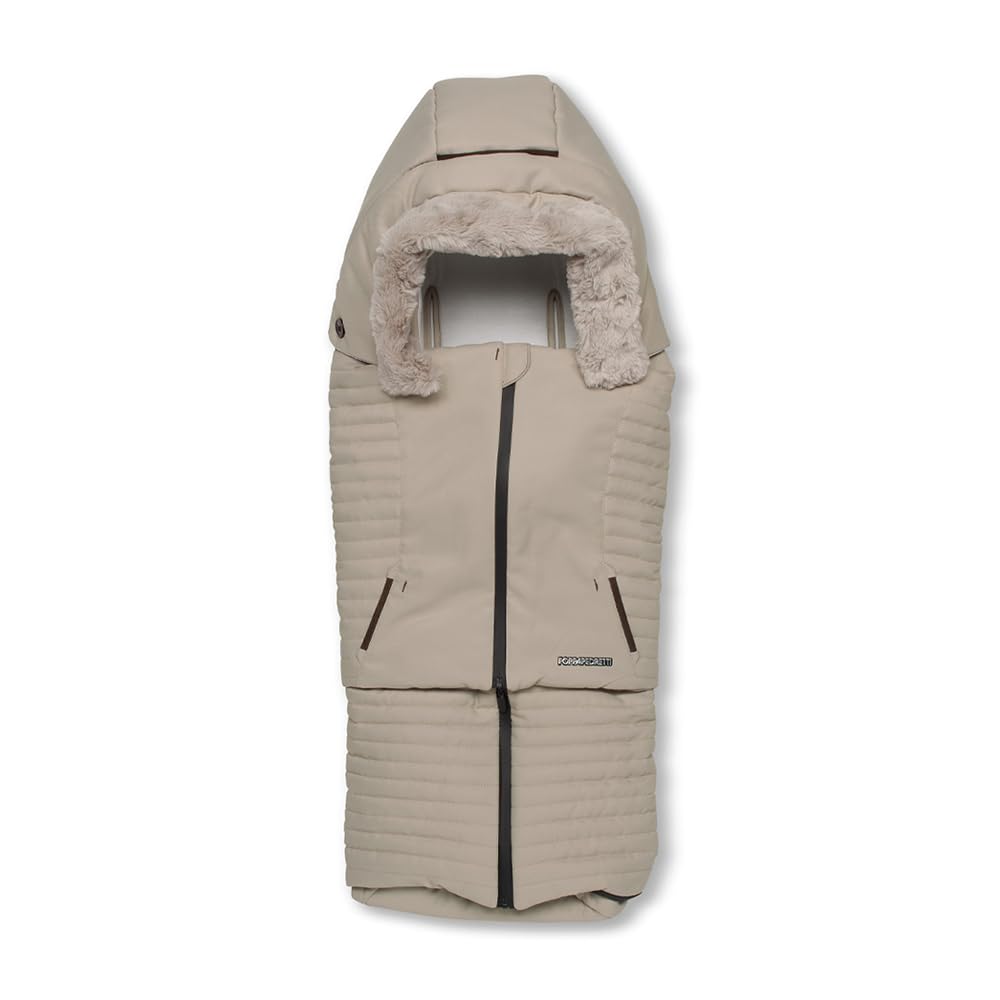 Foppapedretti Kalor Sacco Invernale Universale 2in1 per navicella, ovetto e passeggino, Cream