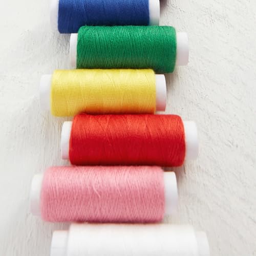 Hilos de costura serger 10 conos 500 yardas cada uno miniatura 6