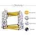 GJZDPMY Emergency Fire Escape Rope Ladder, 20M Portable 2-6 Story Fire Safety Ladder, Quick Deployment for Home, Emergency Evacuation, Rescue Tool