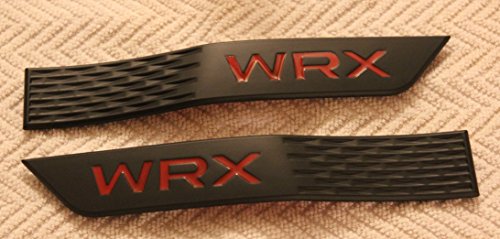 GetUrGear 2015+ FENDER EMBLEMS - compatible with 2015+ WRX/STI (Matte Red WRX)