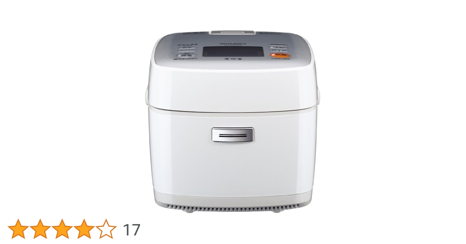 三菱電機 炊飯器 3.5合 IH式 NJ-SEA06-W Amazon | 三菱電機 IHジャー炊飯器 備長炭 炭炊釜 3.5合炊き