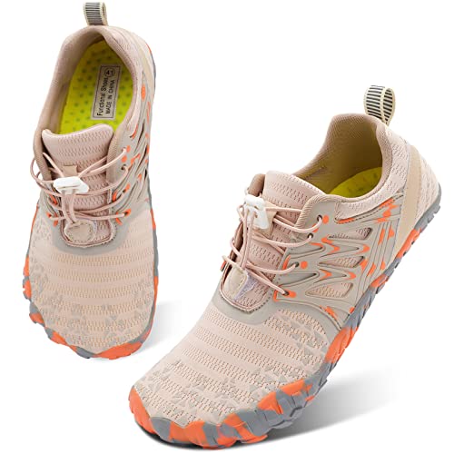 Image of L-RUN Hiking Water Shoes Womens Outdoor Summer Sneaker for Men Brown M US (Women 11.5, Men 10.5)=EU43