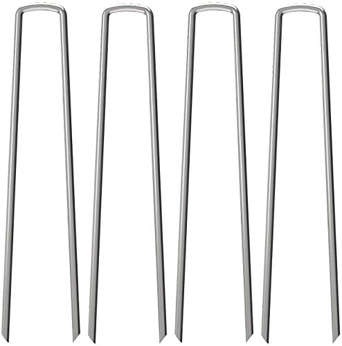Altruistic 50Pces Landscape Staples 6 Inch Garden Staples Stakes, Fence Stakes Metal Tent Stakes Galvanized Steel Landscape Fabric Staples Sod Ground Staple Weed Barrier Stakes #TOP7