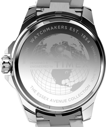 Image of TIMEX Essex Round 46mm Black Dial Analog Men Watch - TW2W92700UJ