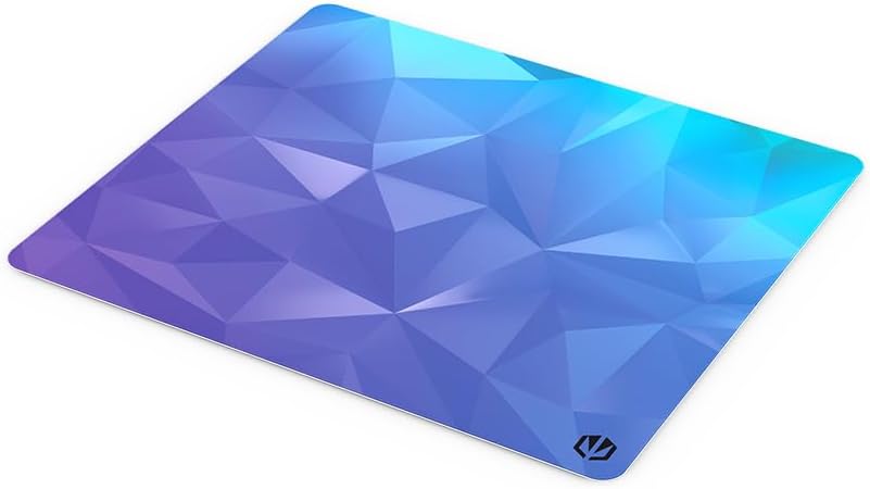 ENDORFY Crystal Spectrum XL - Smooth Mouse Mat for High Precision Edges Balanced Glide Easy Wipe Clean Non-Slip Rubber Base Stylish Design RGB (900×400×3mm)