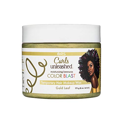 Color Blast Temporary Hair Makeup Wax - Gold Leaf