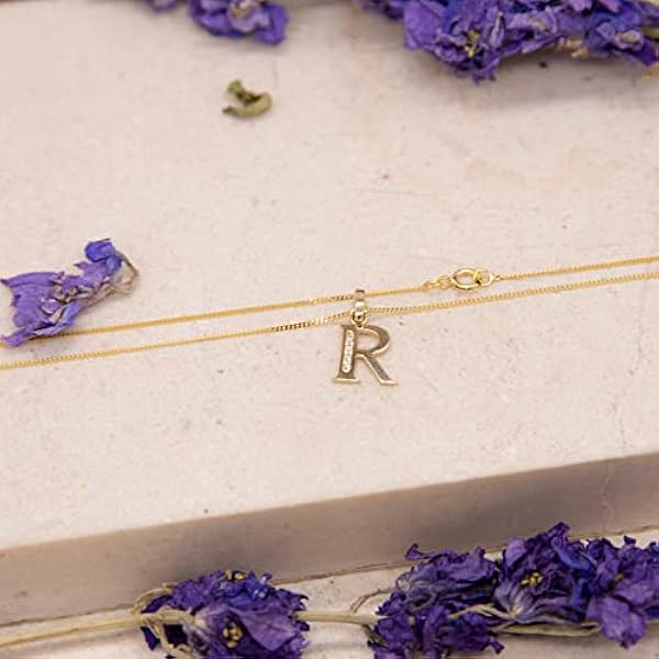Carissima Gold Dam diamantskuren pansarkedja med 10 mm x 12 mm kubisk zirkonia berlock 9 k (375) gult guld 0,7 mm 46/18 tum