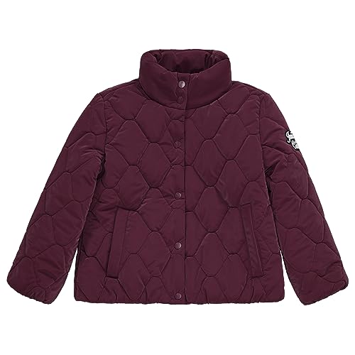 Image of Juicy Couture Girls Coat, Faux Fur Hooded Winter Jacket, Warm Padded Parka Hoodie, Kids Heavyweight Winter Coat