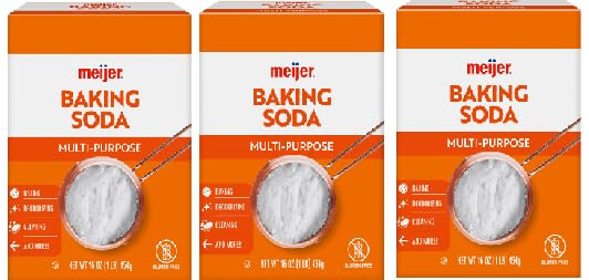 Baking Soda Multi Purpose (3 Boxes, 1 Pound each)