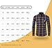 Askdeer Men's Plaid Shirts Jacket Fleece Flannel Shacket Long Sleeve Soft Warm Button Down Coat