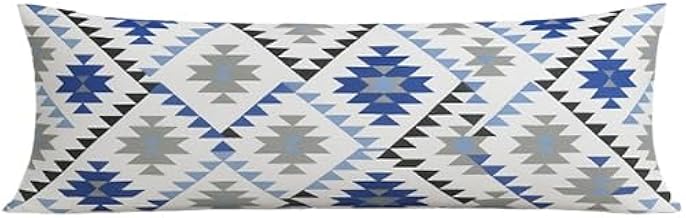 كيس مخدة طويل مقاس 40 سم × 1.60 م بتصميم كوادرا