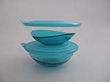 tupperware eleganzia blau 2 3 l Original Tupperware TUPPERWARE Eleganzia 600 ml türkis (2) Schale Schüssel servieren Servierschale