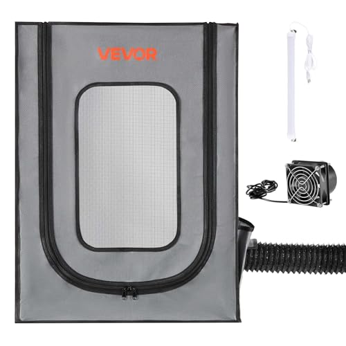 VEVOR 3D Printer Enclosure with Ventilation, Dustproof Waterproof Oxford Cloth Resin 3D Printer Tent, Constant Temperature Protective Case with LED, Compatible with Photon Mono/Mars 3, FDM/LCD Printer by VEVOR - Image 3