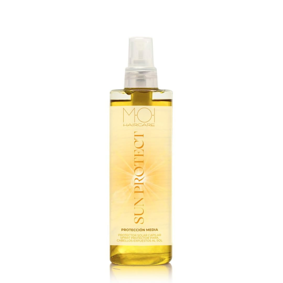 SUN PROTECTOR. Spray Capilar Protector Solar protección media – Hidratación y Cuidado | M·O·I Hair Care